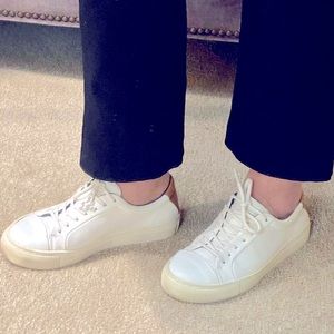 Royal Republic White Leather Sneaker Size 37